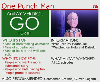 Illustration for article titled One Punch Man: The Ani-TAY Review